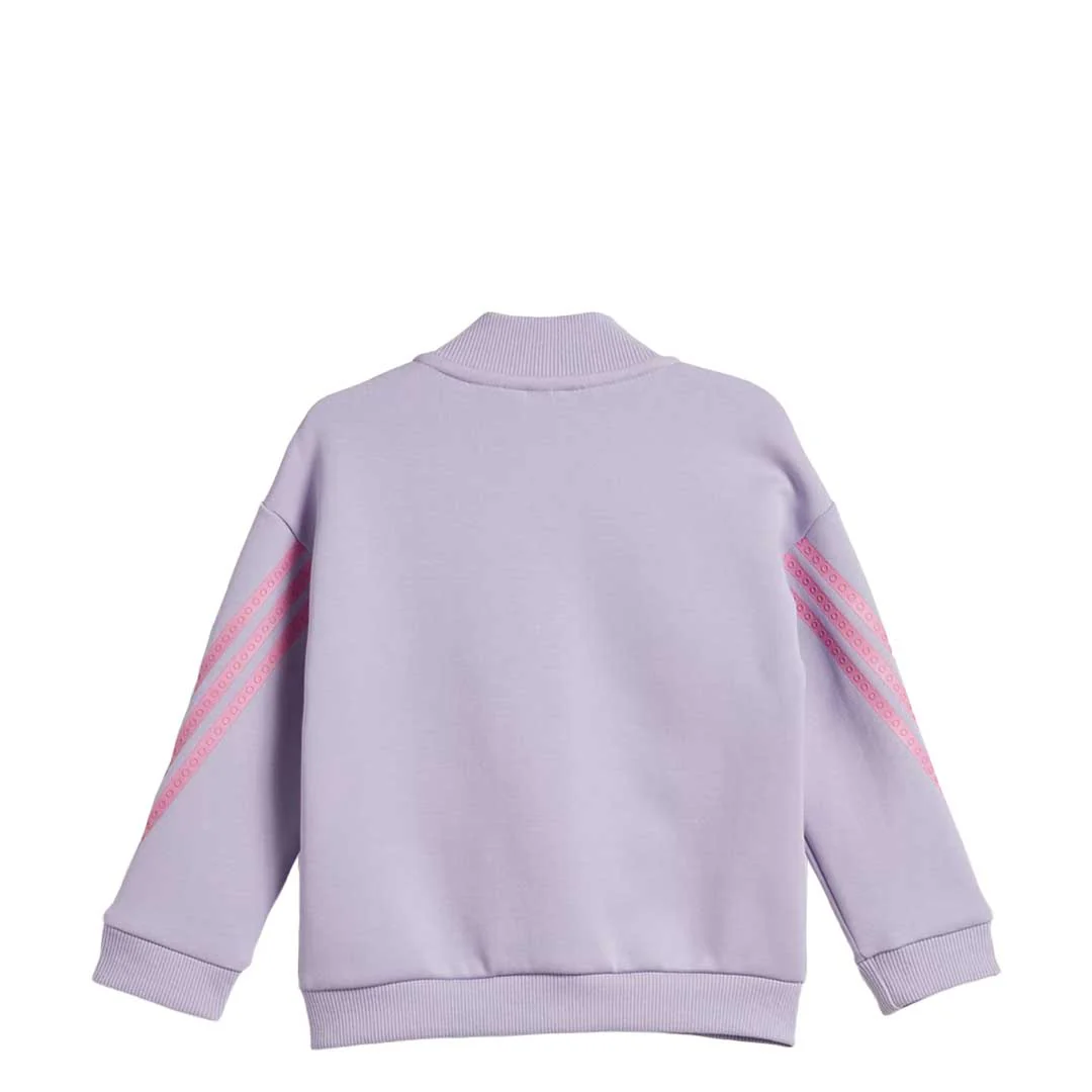 adidas - Girls' (Infant & Toddler) adidas x Classic LEGO® Track Jacket and Pants Set (IB6182) - Image 5
