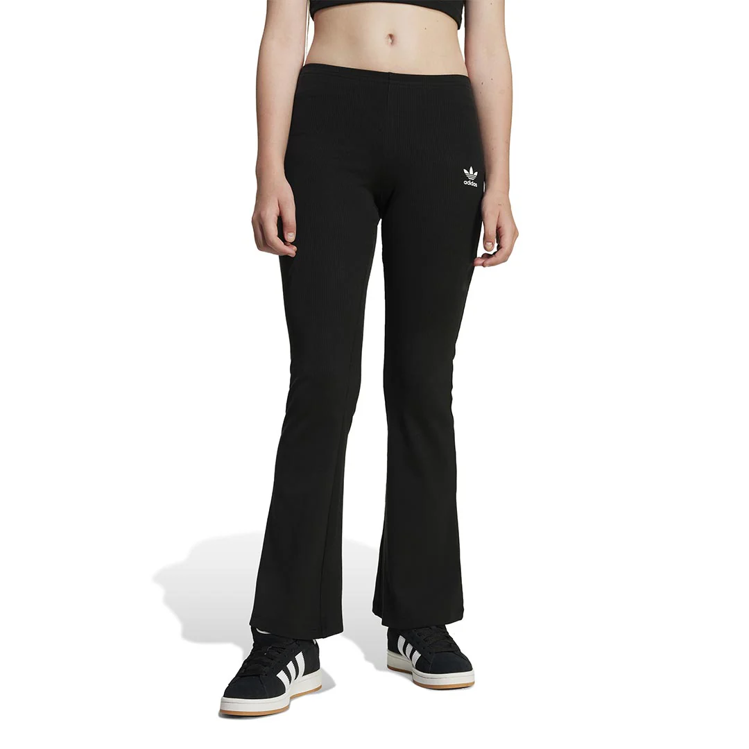 adidas - Girls' (Junior) Ribbed Flared Pant (JC8437) - Image 2