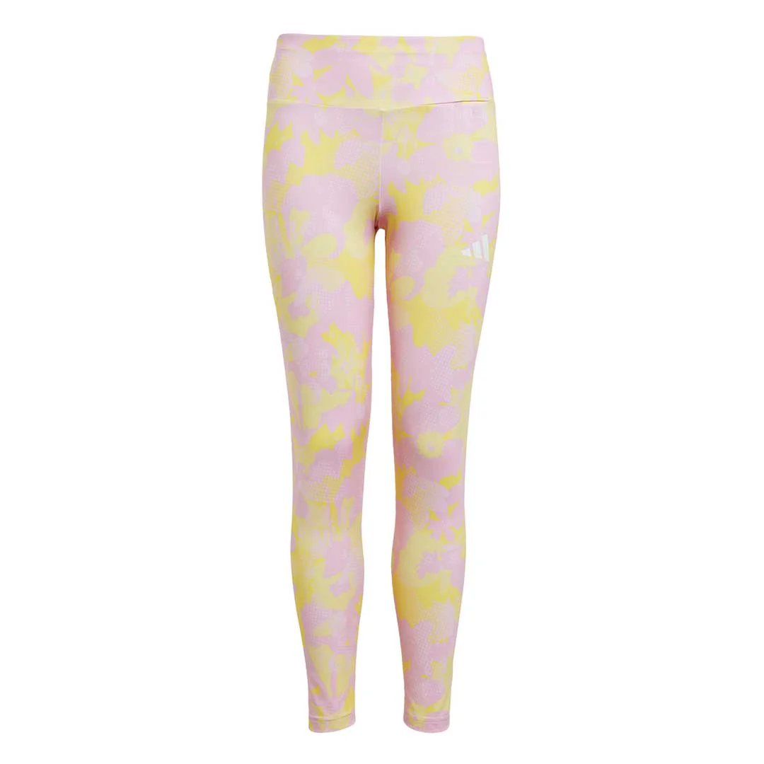 adidas - Girls' (Junior) Train Essentials Flower Print Leggings (JJ5055)