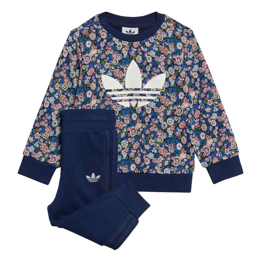 adidas - Kids' (Infant) adidas Originals x Liberty London Crewneck & Jogger Set (JC8049)