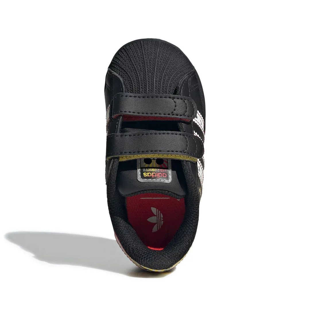 adidas - Kids' (Infant) adidas x Disney Mickey Mouse Superstar LED Lights Comfort Closure Shoes (JQ2806) - Image 5