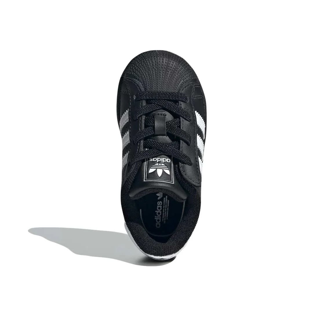 adidas - Kids' (Infant) Superstar II Elastic Lace Shoes (JH9985) - Image 4