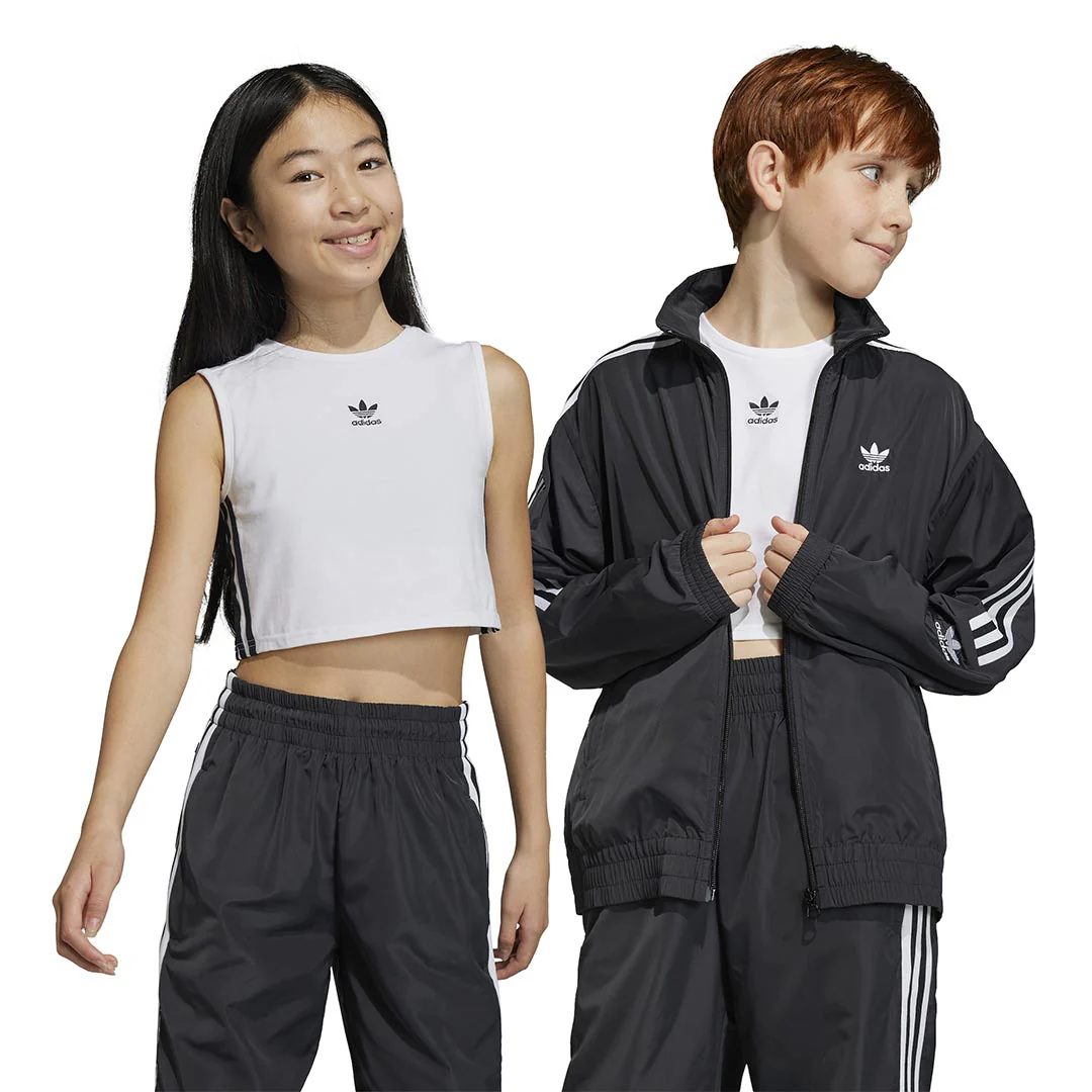 adidas - Kids' (Junior) Adicolor Crop Tank Top (IC3129) - Image 2
