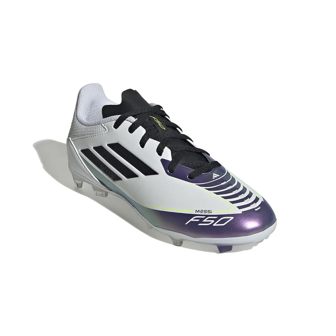 adidas - Kids' (Preschool) F50 League Messi Firm/Multi Ground Soccer Cleats (IE9089) - Image 3