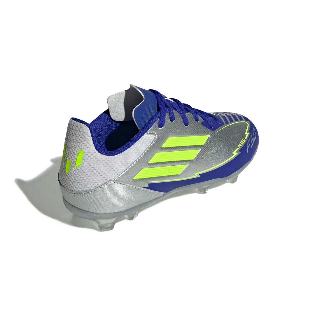 adidas - Kids' (Preschool & Junior) F50 League Messi Firm/Multi Ground Cleats (IH0924) - Image 3