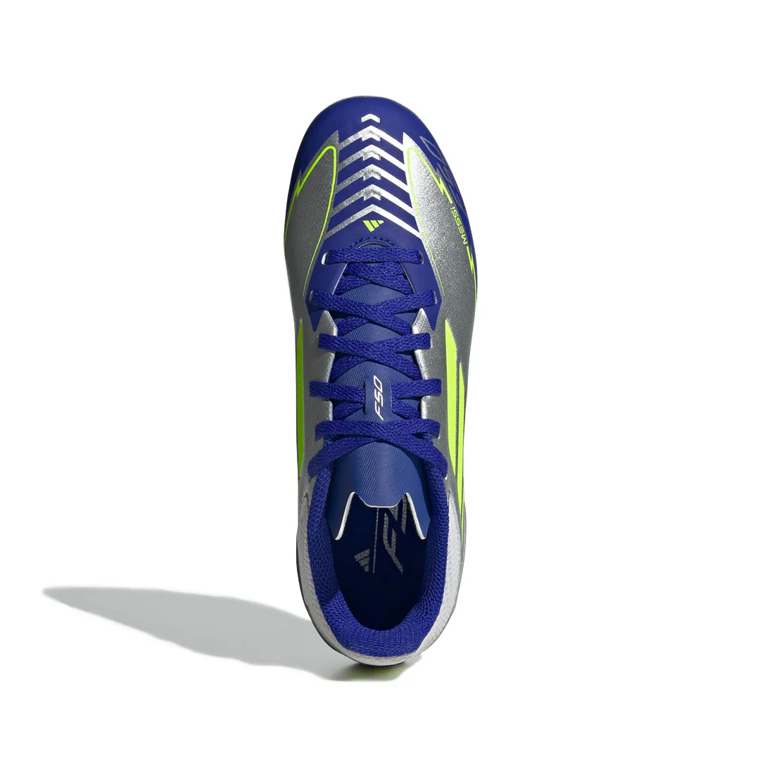 adidas - Kids' (Preschool & Junior) F50 League Messi Firm/Multi Ground Cleats (IH0924) - Image 4