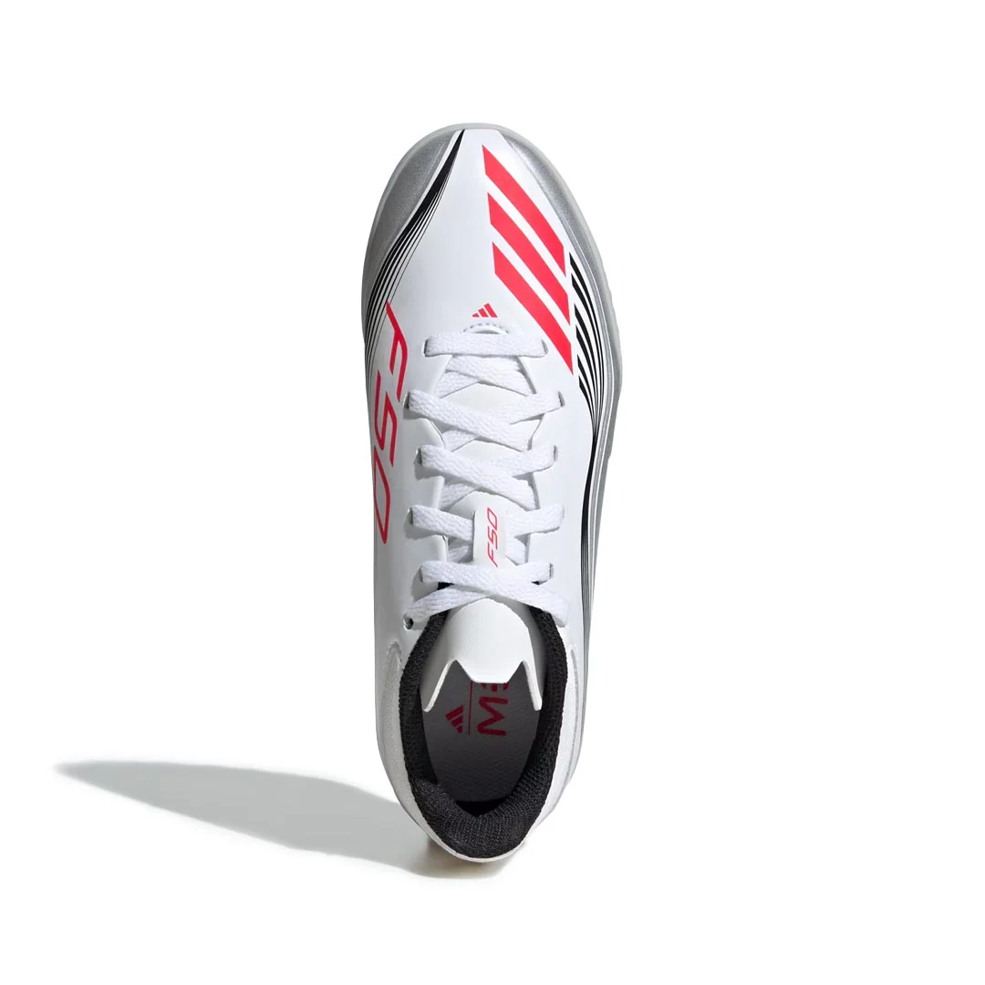 adidas - Kids' (Preschool & Junior) F50 Messi League Turf Indoor Soccer Shoes (JP7456) - Image 3