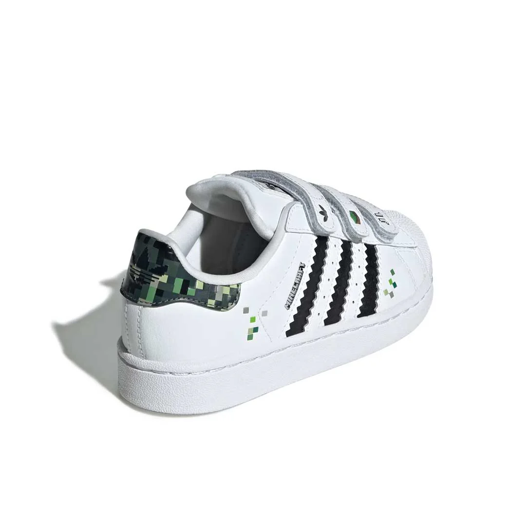 adidas - Kids' (Preschool) adidas Superstar II x Minecraft Comfort Closure Shoes (JQ8748) - Image 4