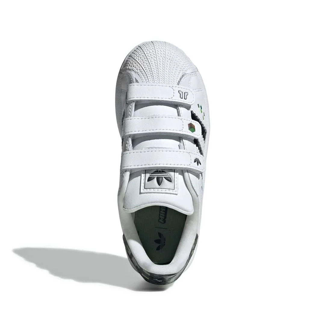 adidas - Kids' (Preschool) adidas Superstar II x Minecraft Comfort Closure Shoes (JQ8748) - Image 5