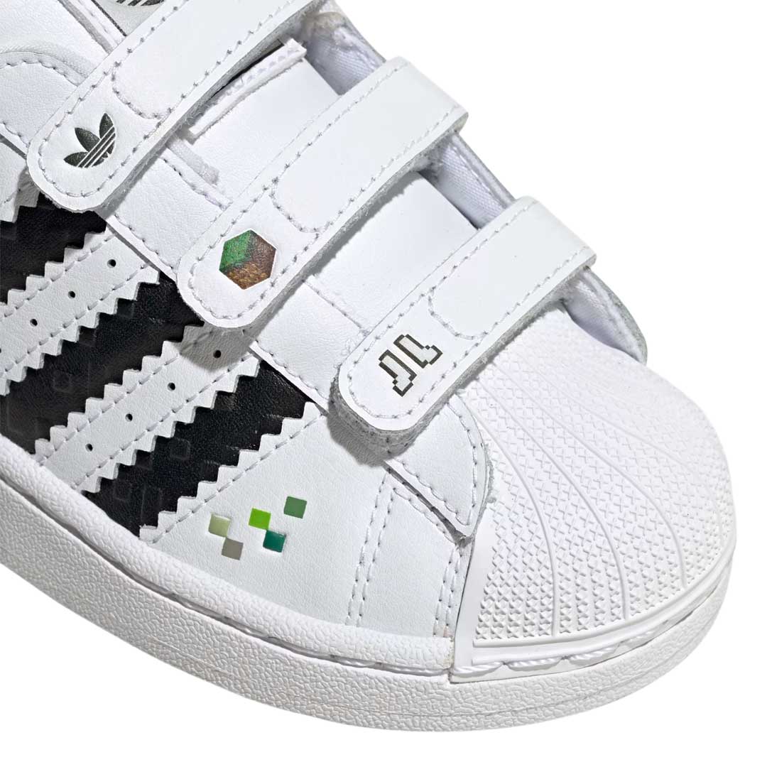 adidas - Kids' (Preschool) adidas Superstar II x Minecraft Comfort Closure Shoes (JQ8748) - Image 7
