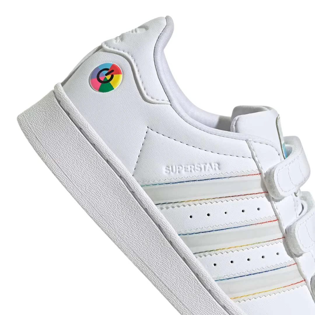 adidas - Kids' (Preschool) Superstar LED Lights Comfort Closure Shoes (JI0509) - Image 7