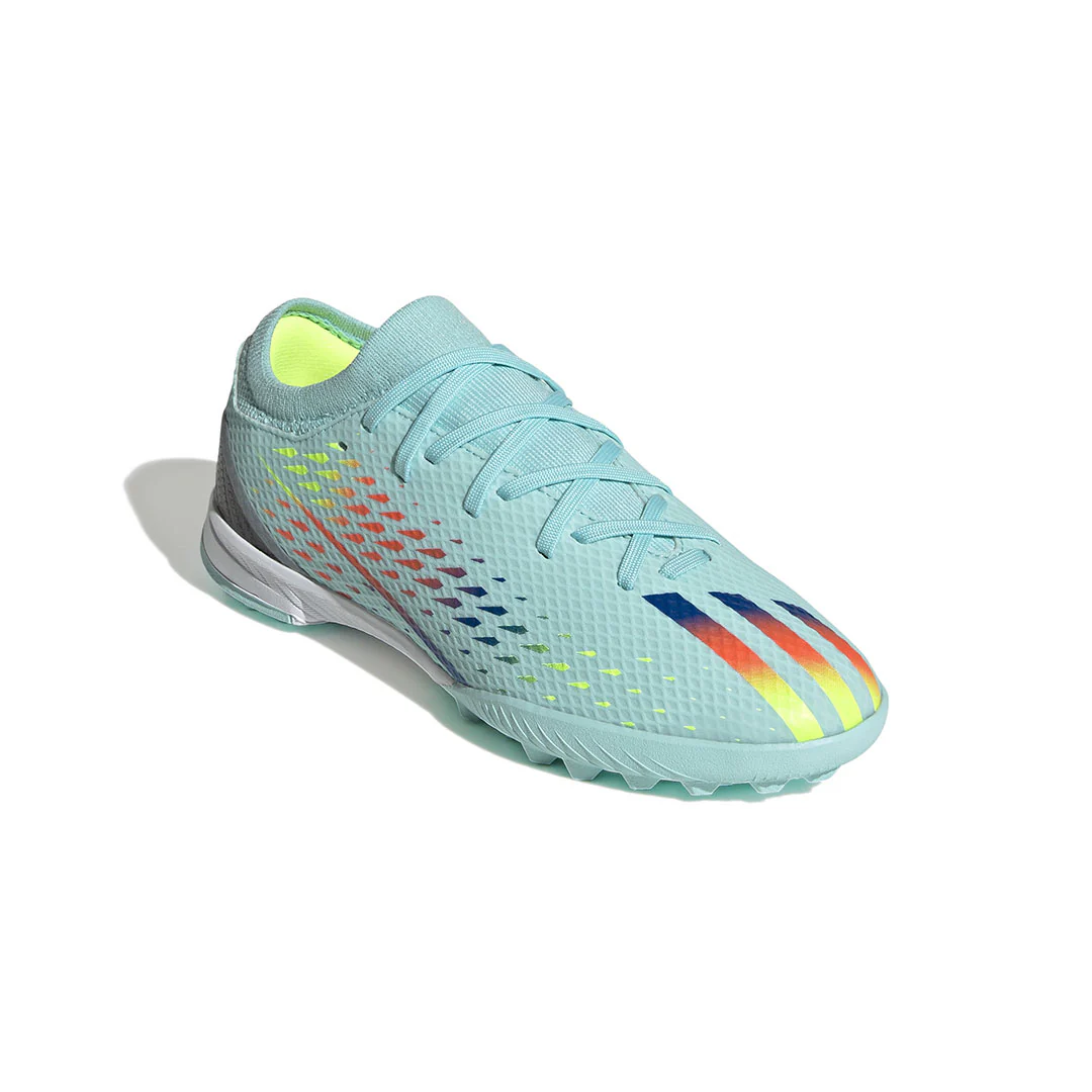 adidas - Kids' (Preschool) X Speedportal.3 Turf Soccer Shoes (GW8490) - Image 3