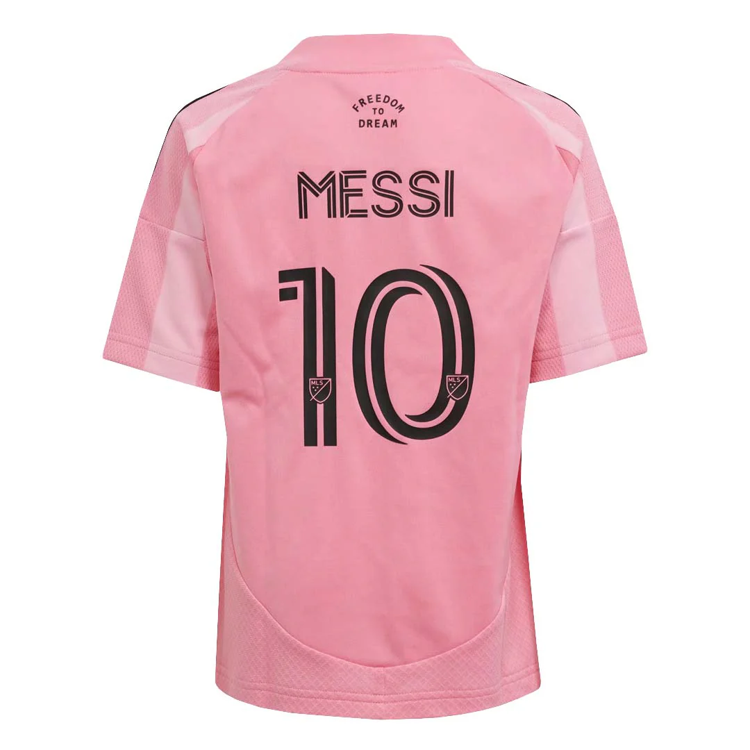 adidas - Kids' (Toddler & Junior) Inter Miami 25/26 Messi Jersey & Shorts Set (JN3376) - Image 3