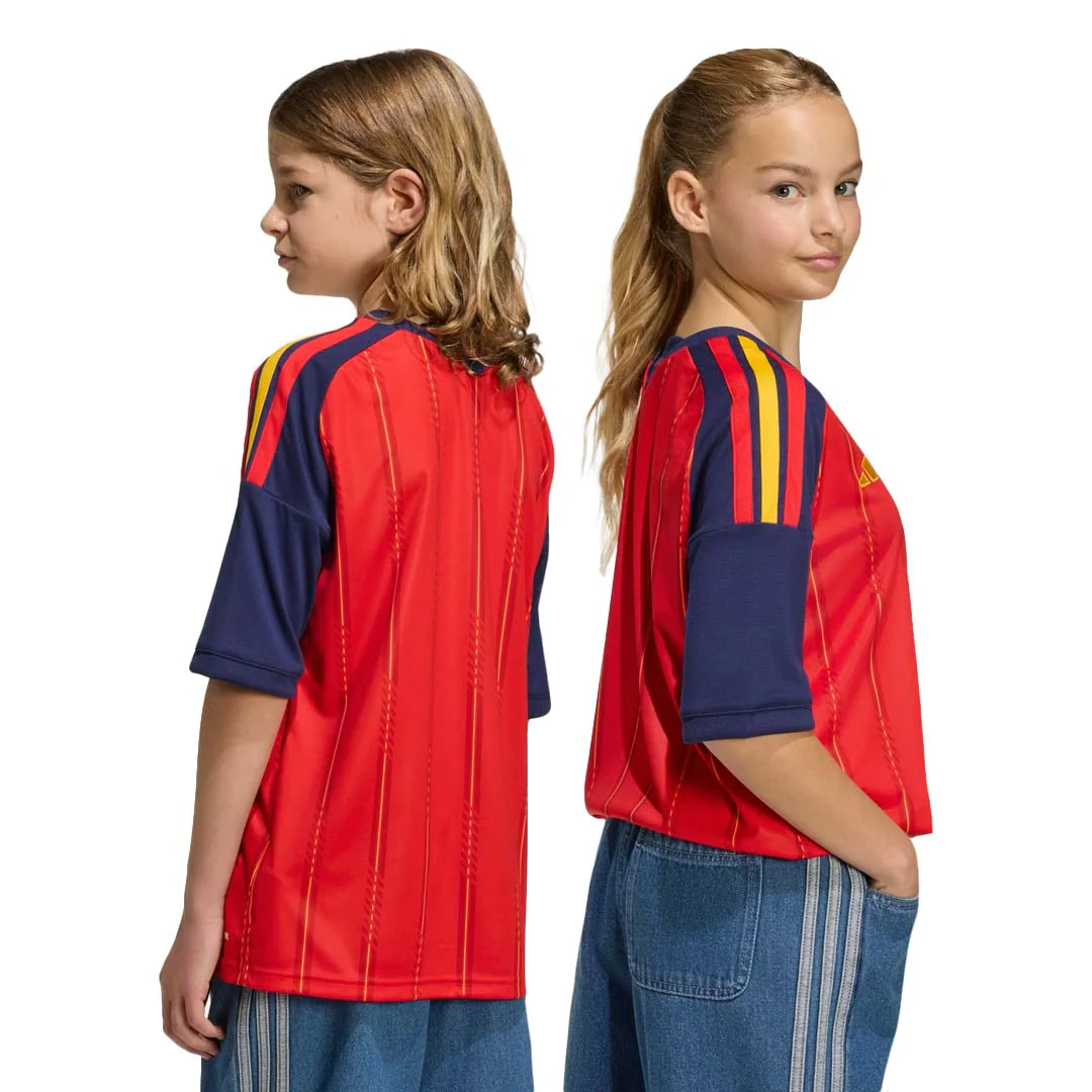 adidas - Kids' (Youth) Spain 26 Home Jersey (JZ5757) - Image 3