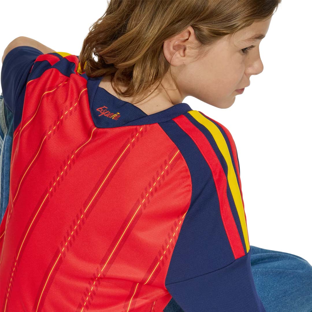 adidas - Kids' (Youth) Spain 26 Home Jersey (JZ5757) - Image 5