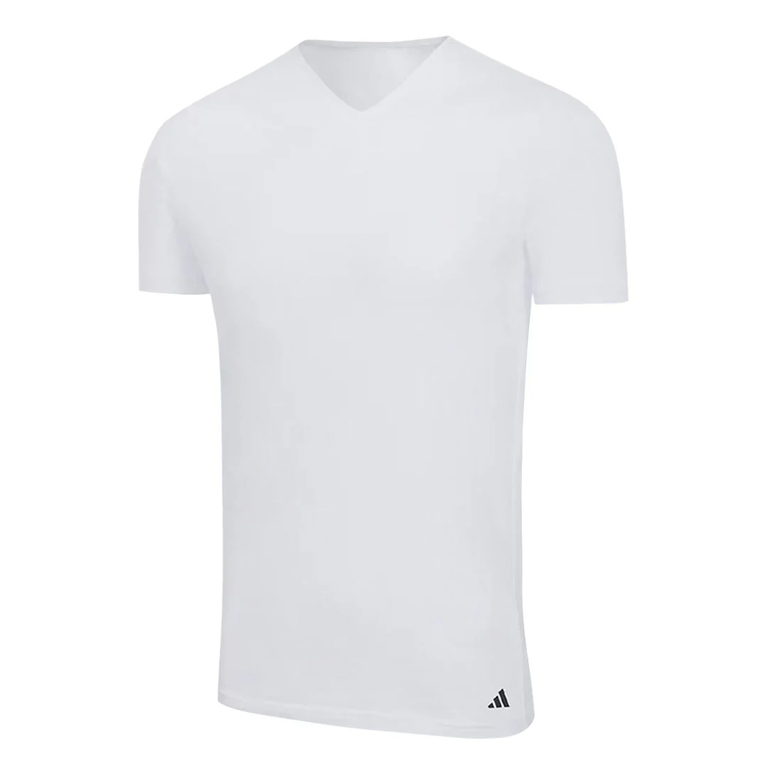 adidas - Men's Active Flex 2 Pack V-Neck T-Shirt (JK4018) - Image 3