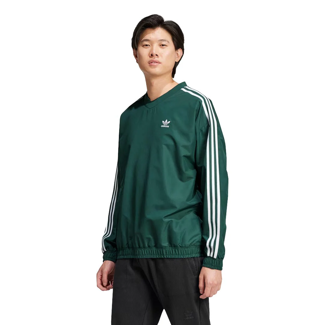 adidas - Men's Adicolor Woven Crewneck Windbreaker (IZ2462) - Image 2