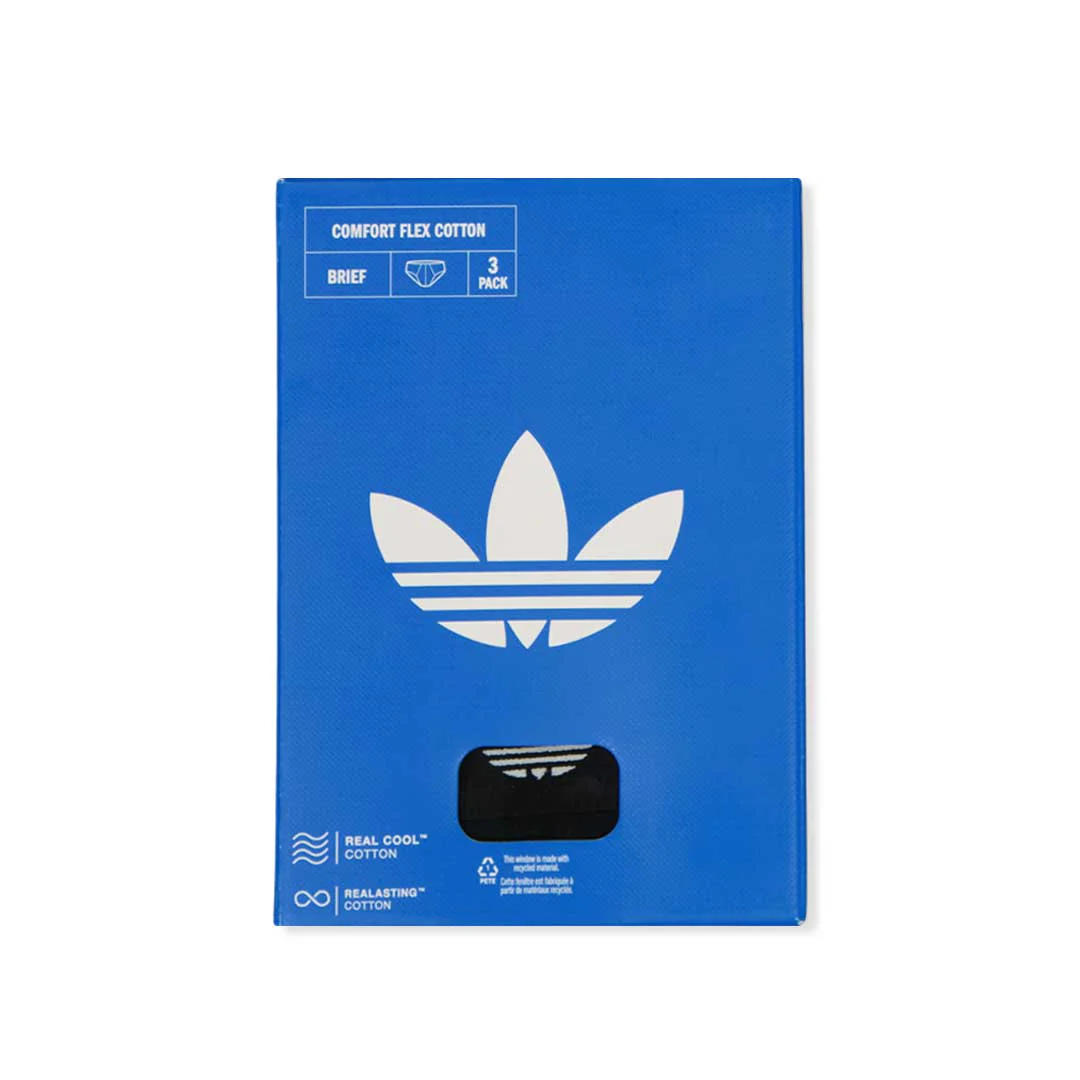adidas - Men's Comfort Flex 3 Pack Cotton Brief (JK3866) - Image 2