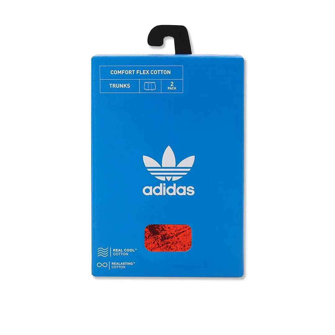 adidas - Men's Comfort Flex Cotton 2 Pack Print Boxer Brief (IU8658) - Image 2
