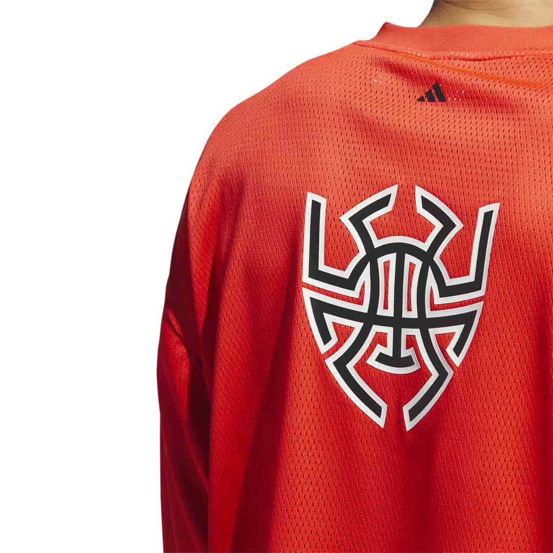 adidas - Men's D.O.N. Long Sleeve Mesh Shirt (IK7195) - Image 4