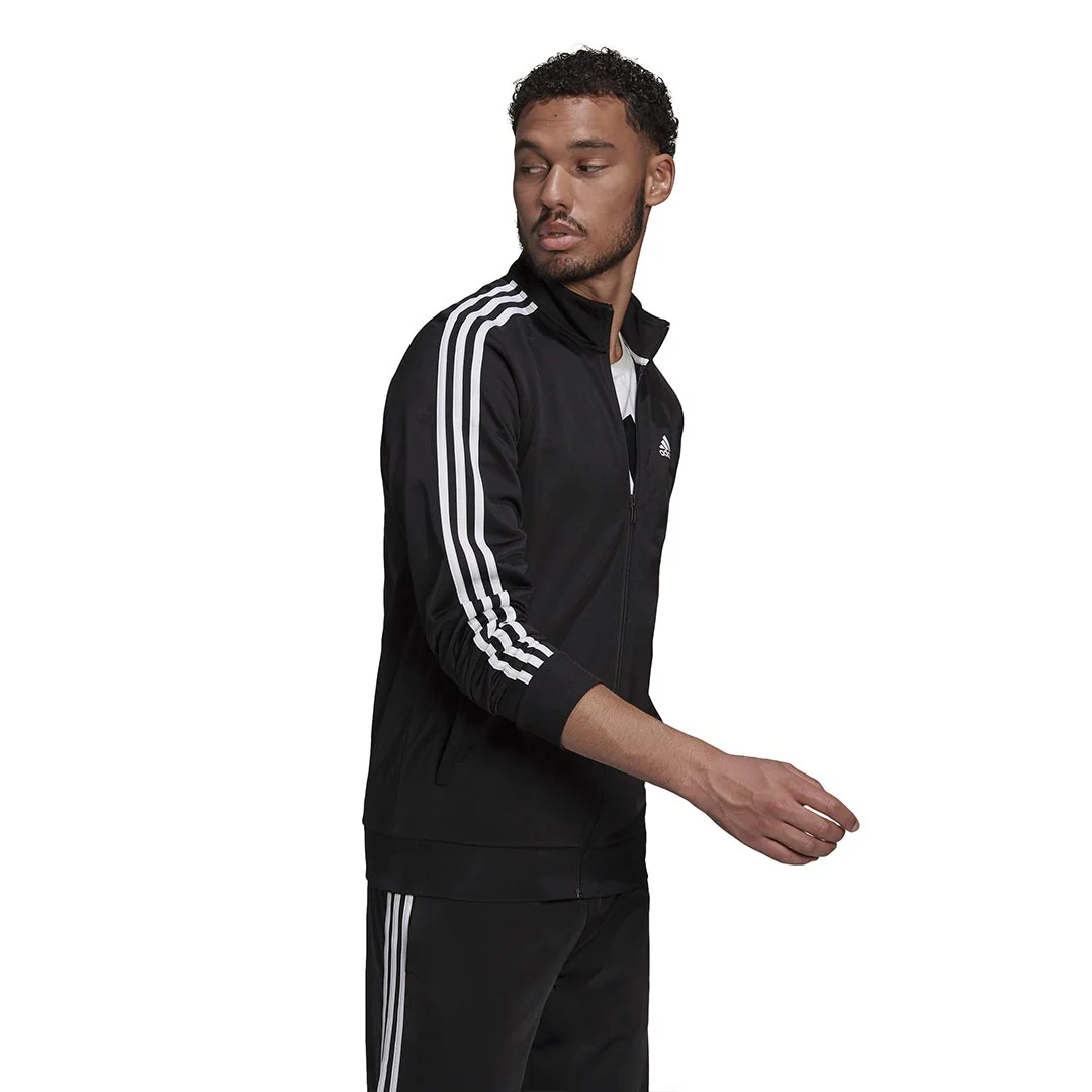 adidas - Men's Essentials Warmup 3 Stripes Track Jacket (H46099) - Image 4