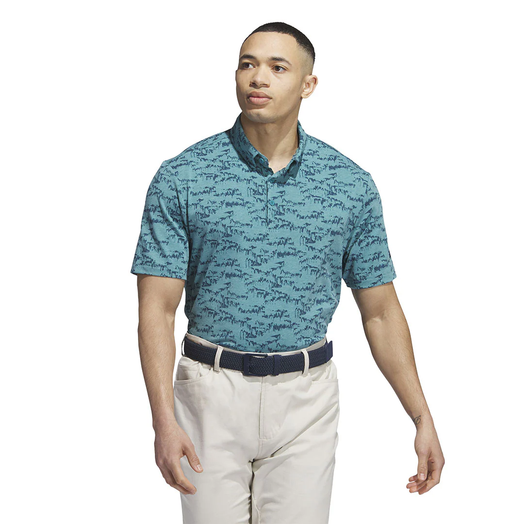 adidas - Men's Go-To Printed Polo (II7835) - Image 2