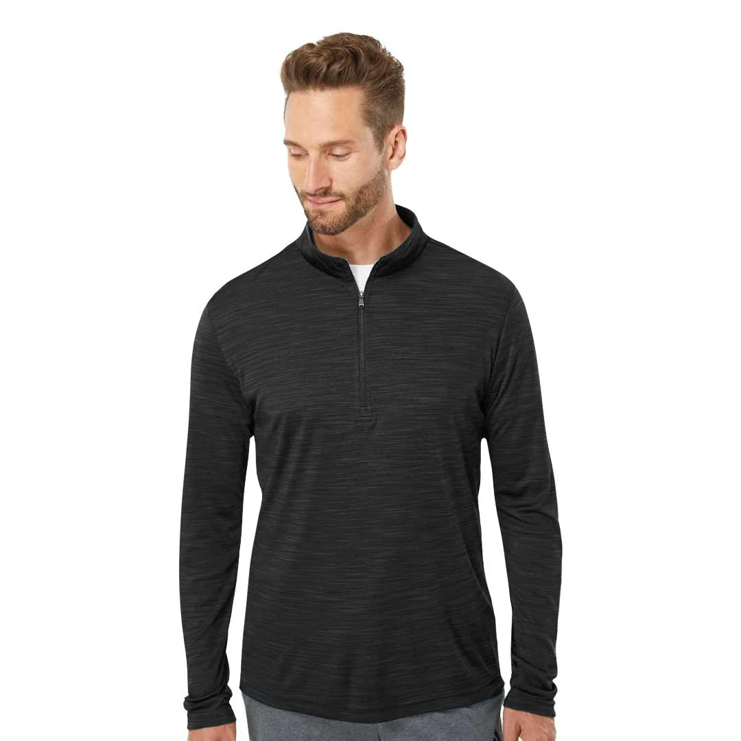 adidas - Men's Lightweight Melange 1/4 Zip Pullover (DZ7994) - Image 2