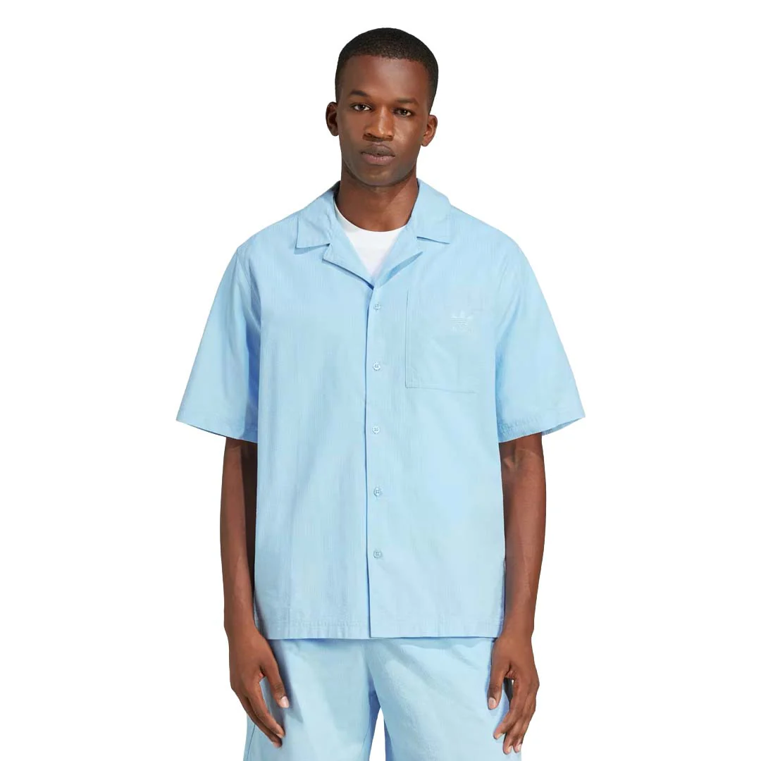 adidas - Men's Originals Essentials Seersucker Shirt (JD2457) - Image 2