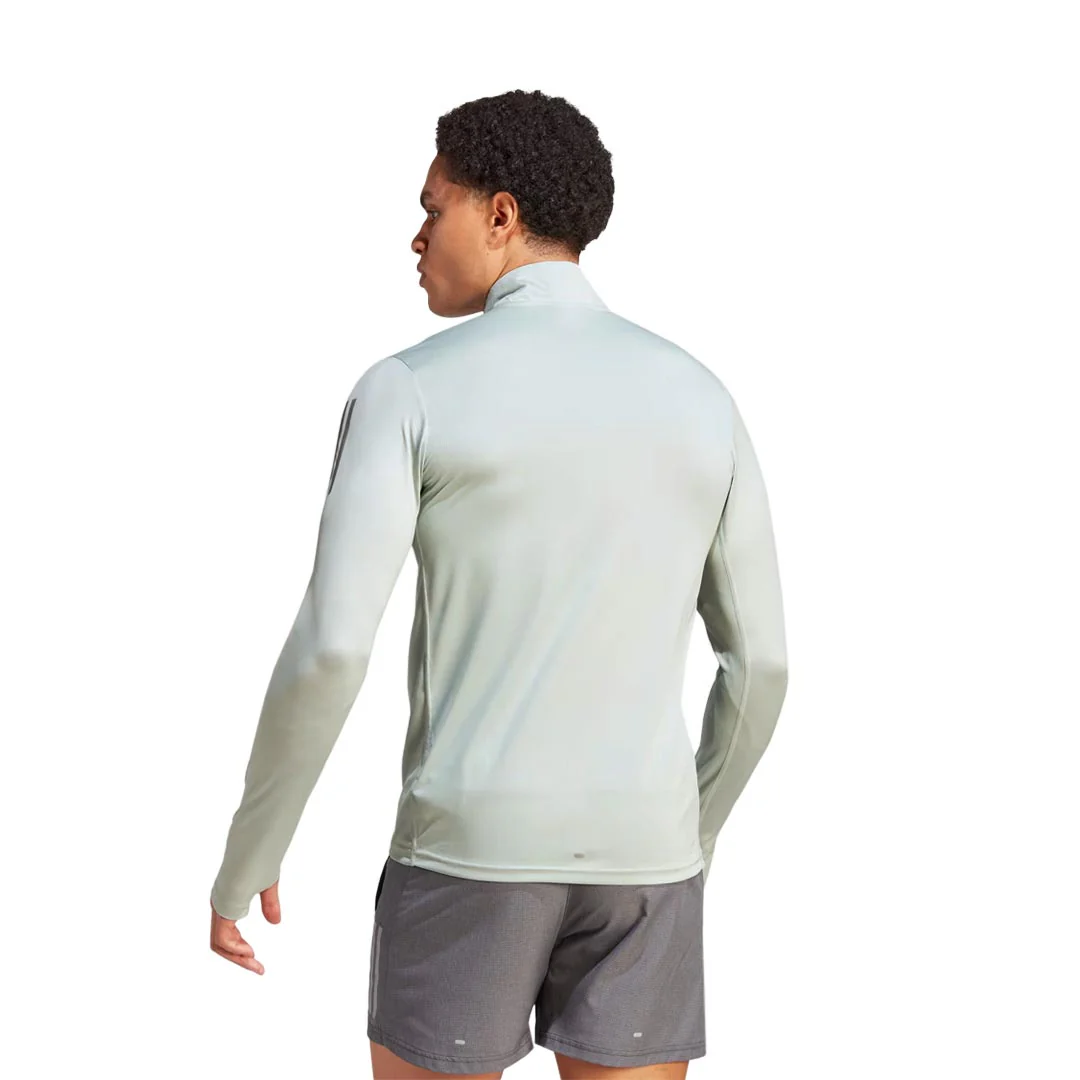 adidas - Men's Own The Run 1/4 Zip Long Sleeve Sweatshirt (IK9566) - Image 3