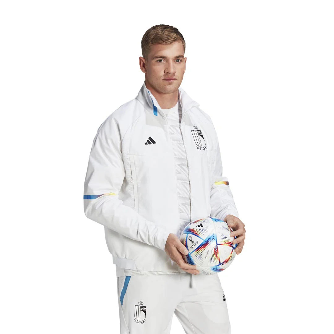 adidas - Men's Royal Belgian FA Game Day Anthem Jacket (IC1567) - Image 3
