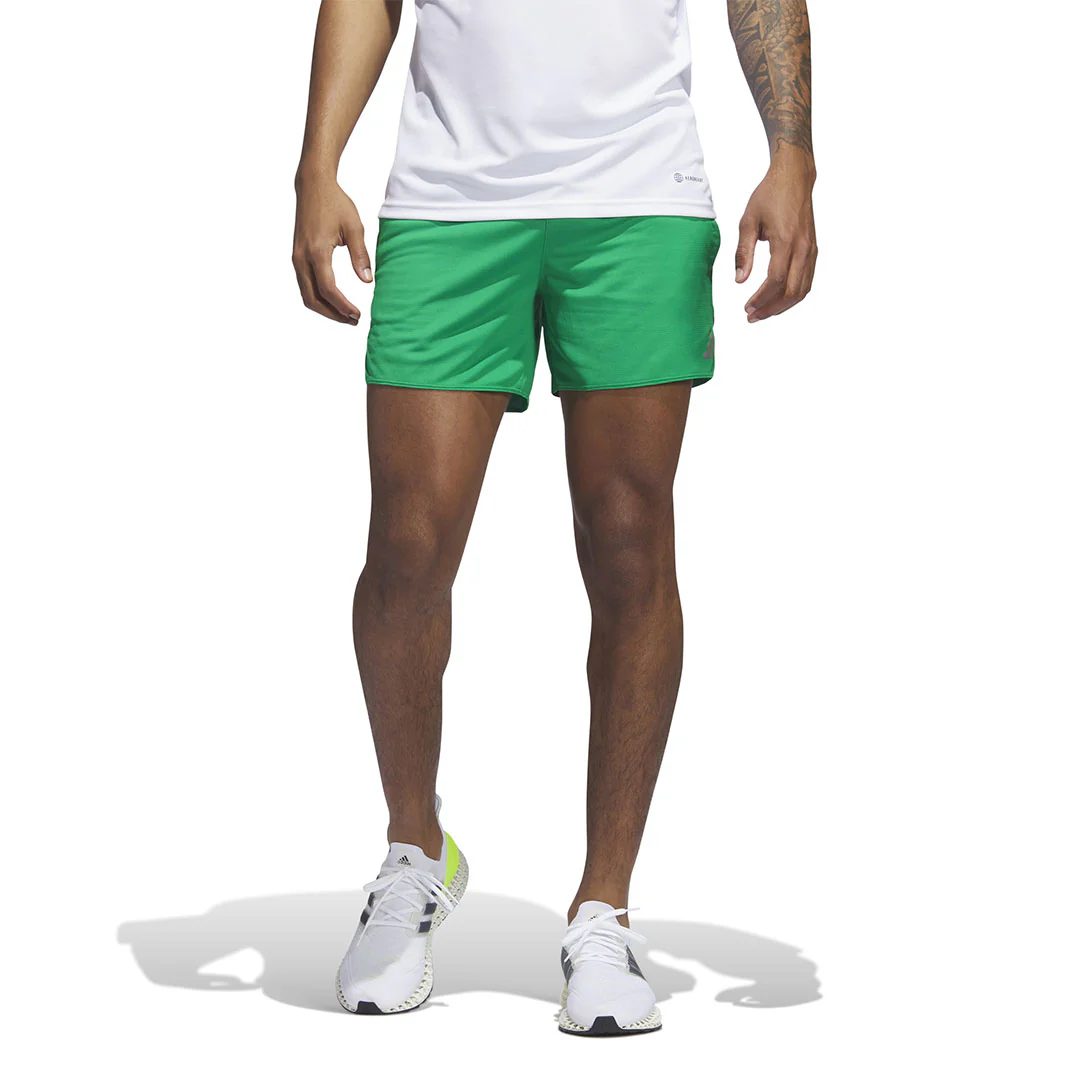 adidas - Men's Run Icons 3 Bar Logo 5 inch Shorts (IA7798) - Image 2