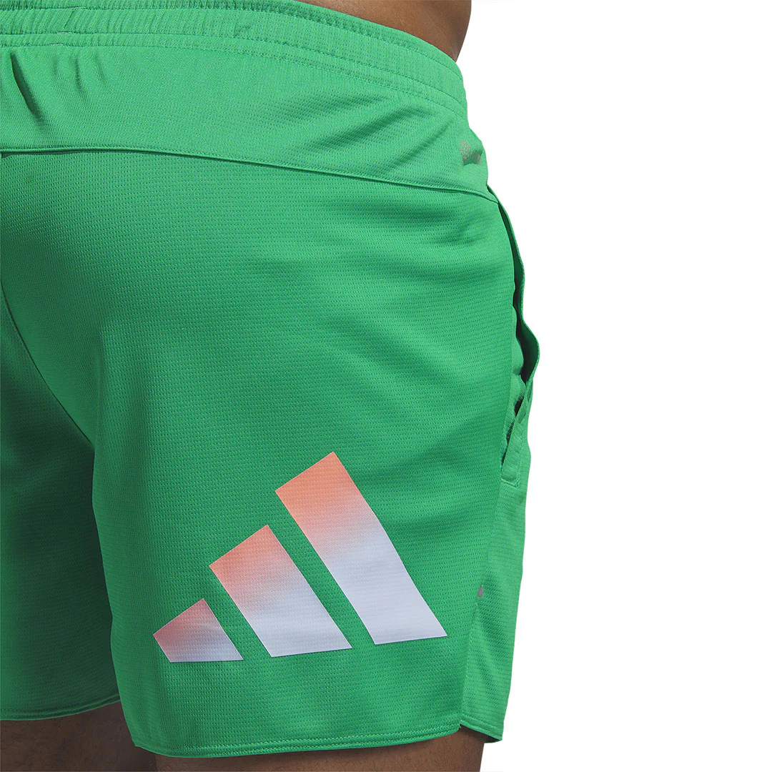 adidas - Men's Run Icons 3 Bar Logo 5 inch Shorts (IA7798) - Image 6