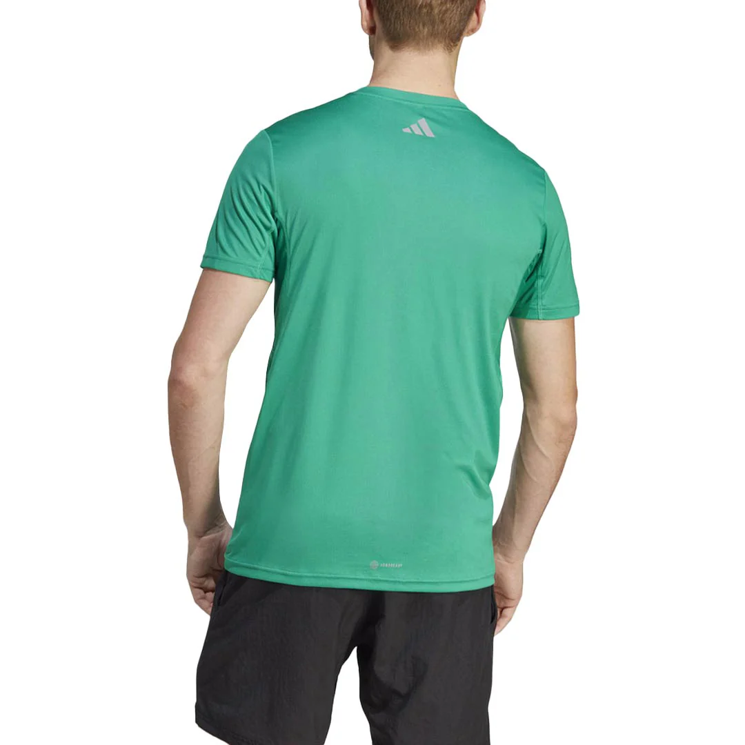 adidas - Men's Run Icons 3 Bar Short Sleeve T-Shirt (HR3245) - Image 3