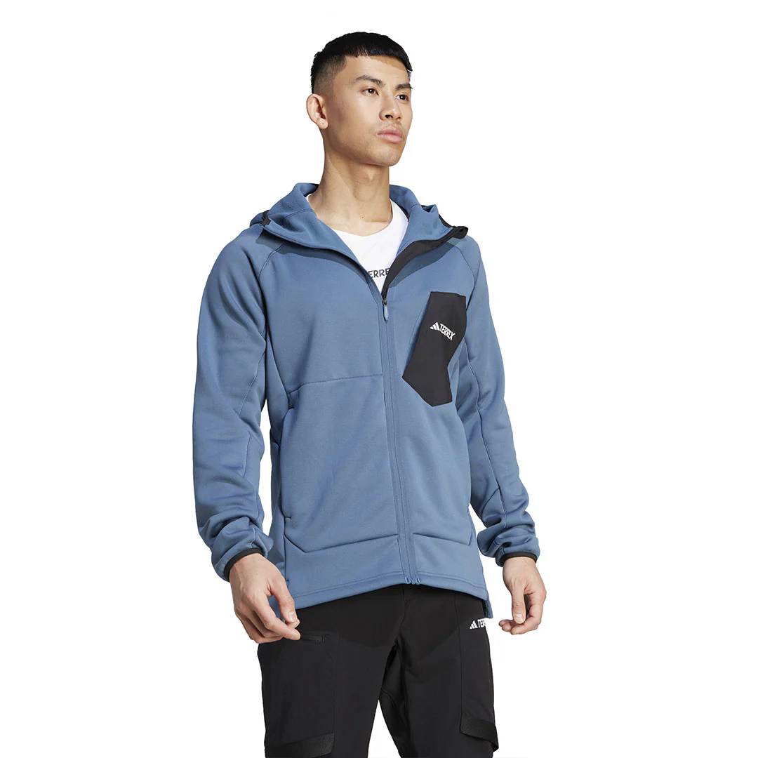 adidas - Men's Terrex Xperior Medium Fleece Hooded Jacket (IP4143) - Image 4