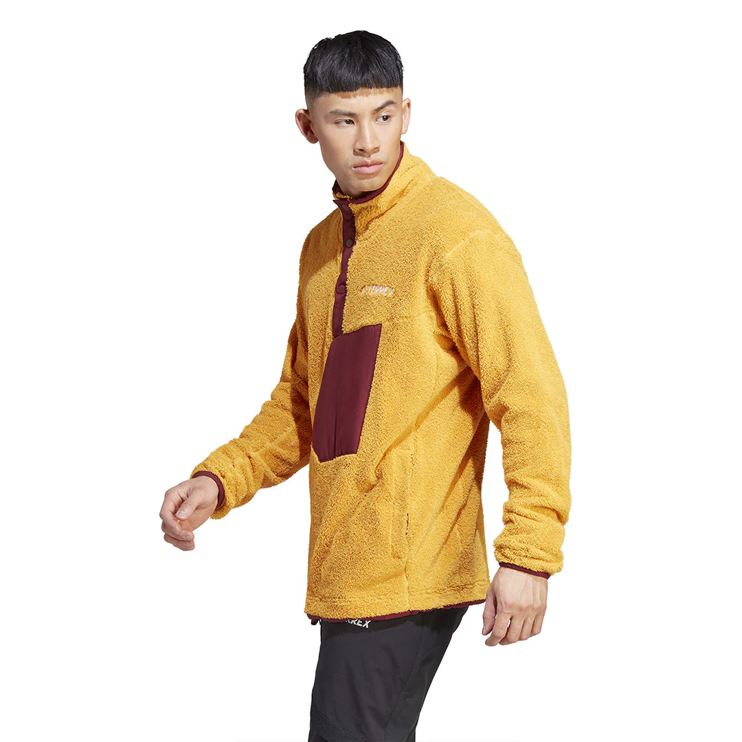 adidas - Men's Terrex Xploric High-Pile Fleece Pullover (IB1138) - Image 3