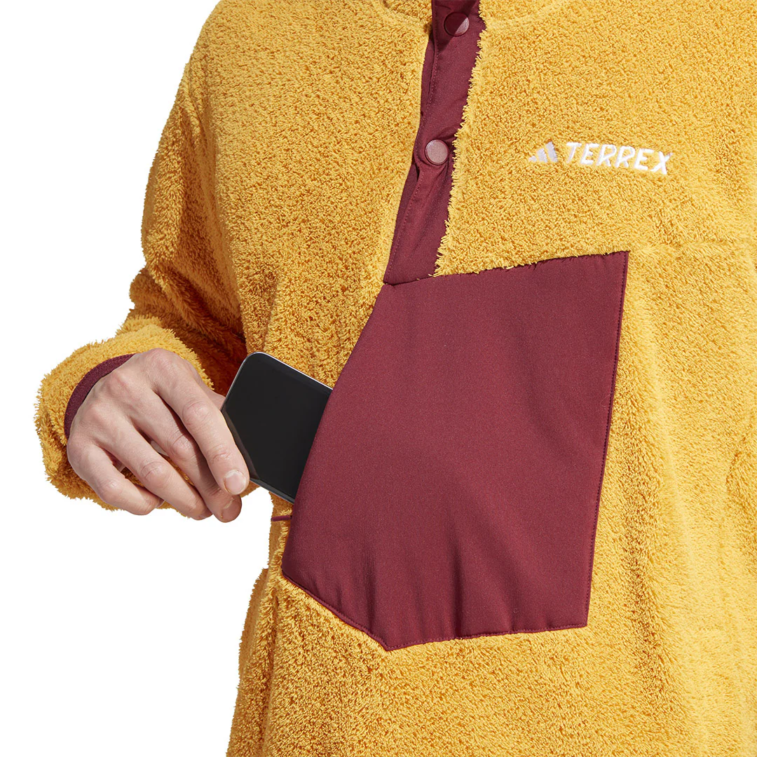 adidas - Men's Terrex Xploric High-Pile Fleece Pullover (IB1138) - Image 6