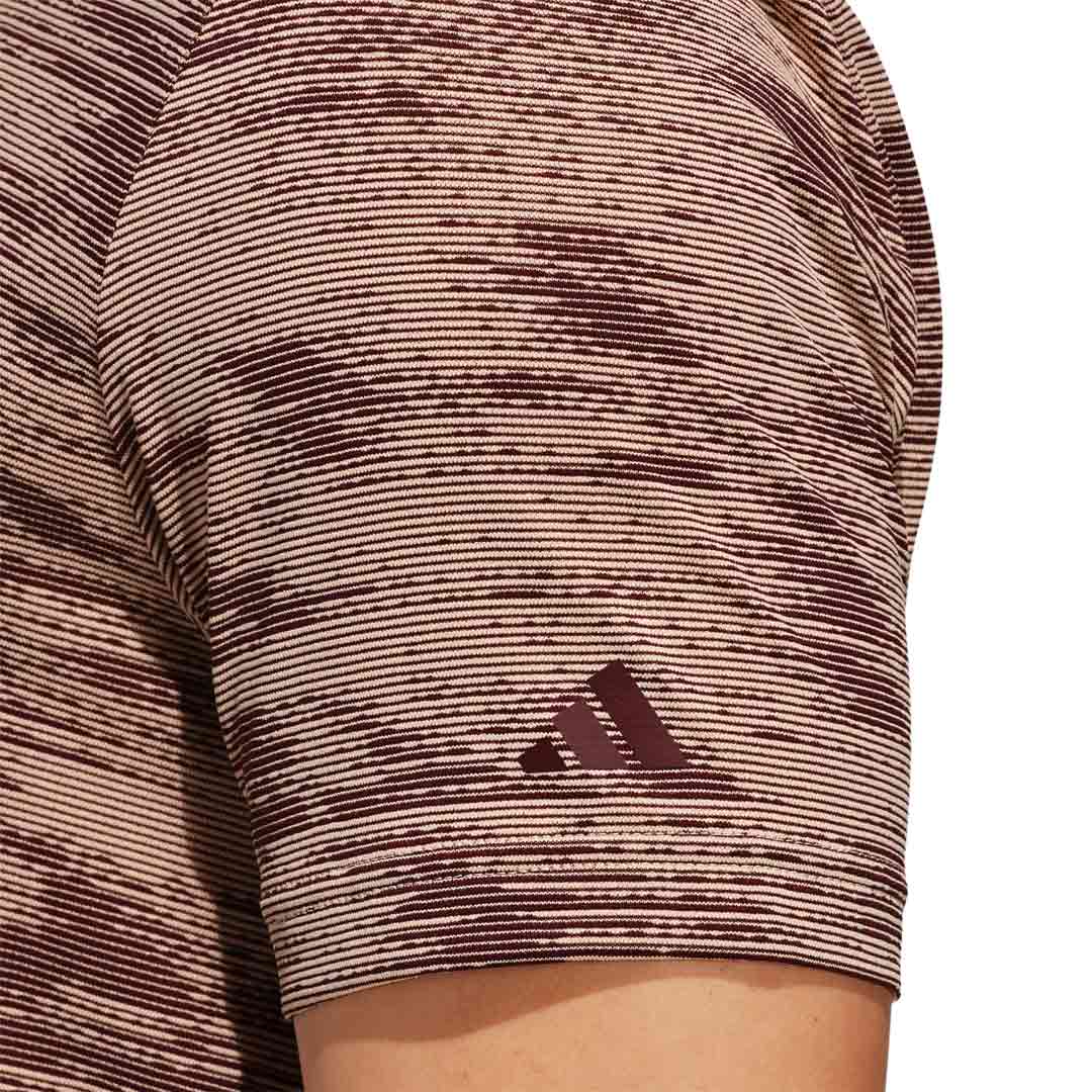 adidas - Men's Ultimate365 Textured Stripe Polo (JJ1731) - Image 6