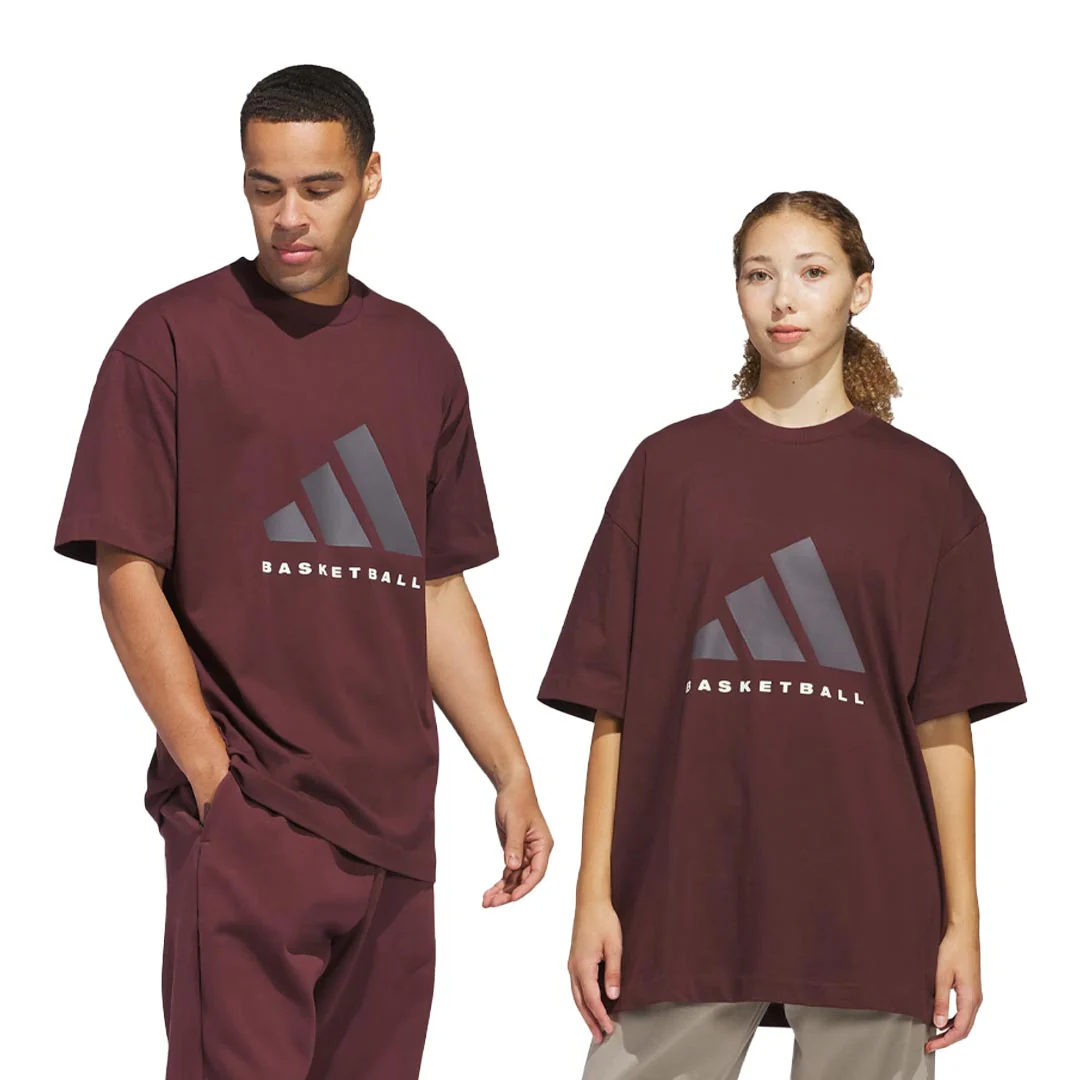 adidas - Unisex Basketball T-Shirt (JD6128) - Image 2