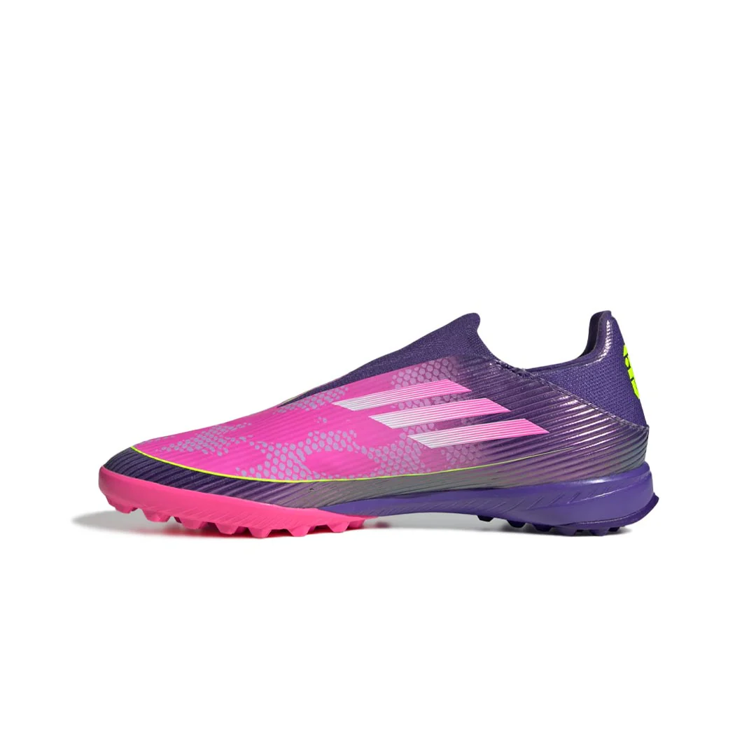 adidas - Unisex F50 League Lamine Yamal Laceless Turf Soccer Shoes (JQ9733) - Image 2