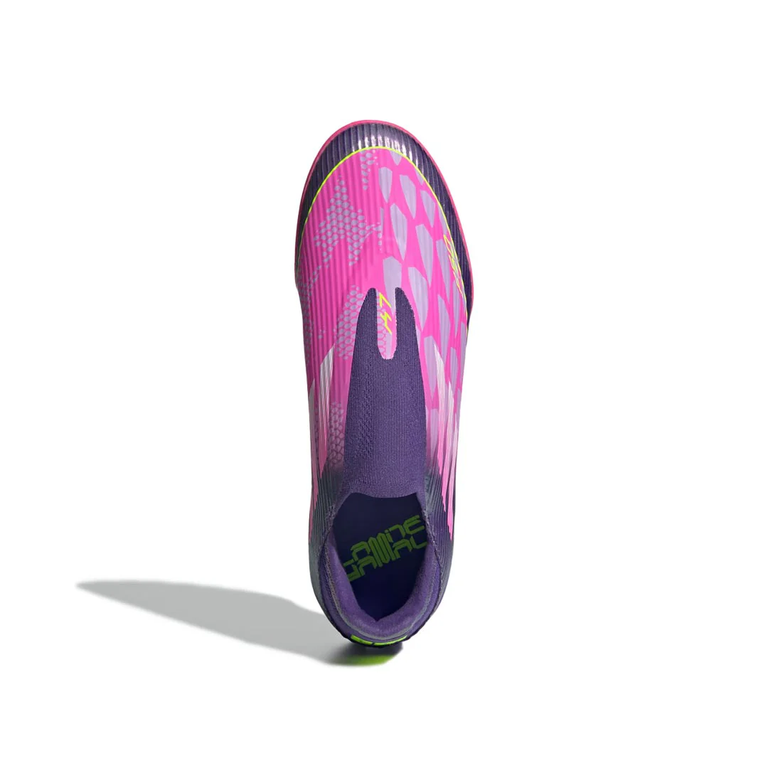 adidas - Unisex F50 League Lamine Yamal Laceless Turf Soccer Shoes (JQ9733) - Image 3