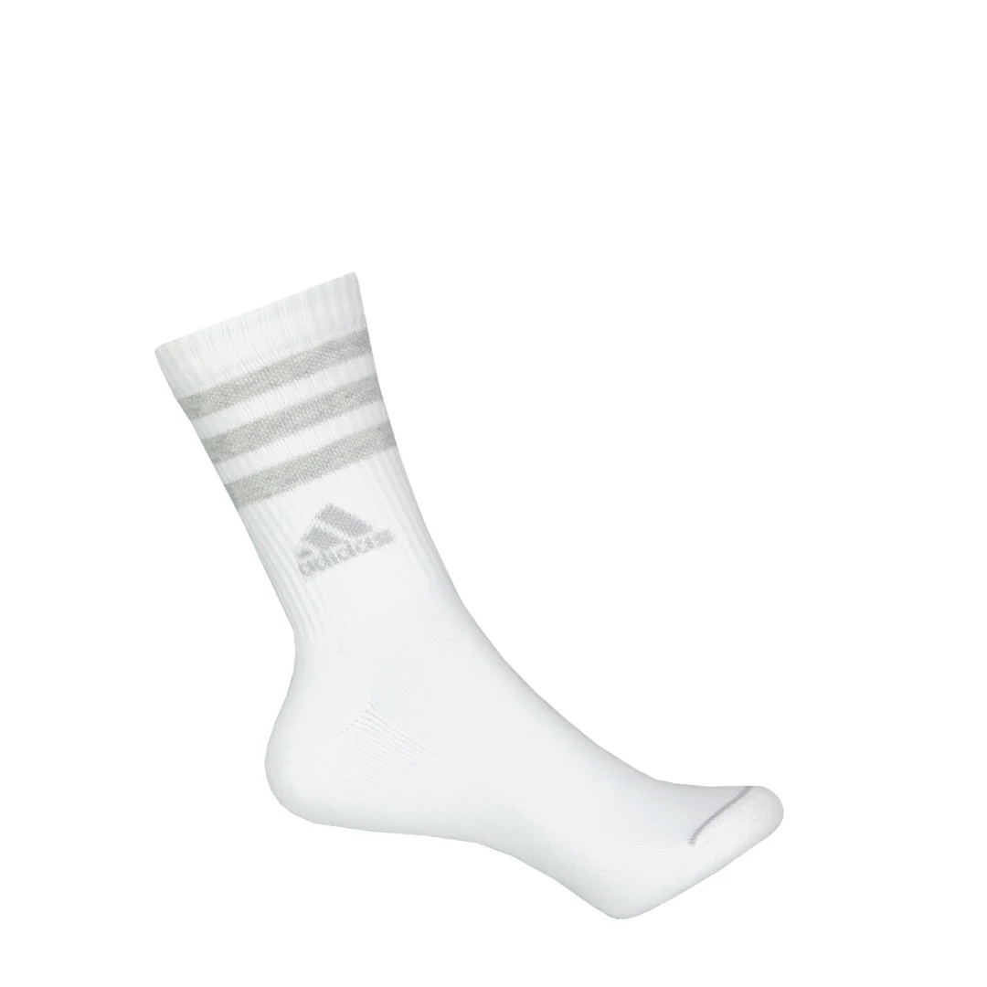 adidas - Women's 3 Pack Cushioned 3-Stripes Crew Socks (GC3270) - Image 3