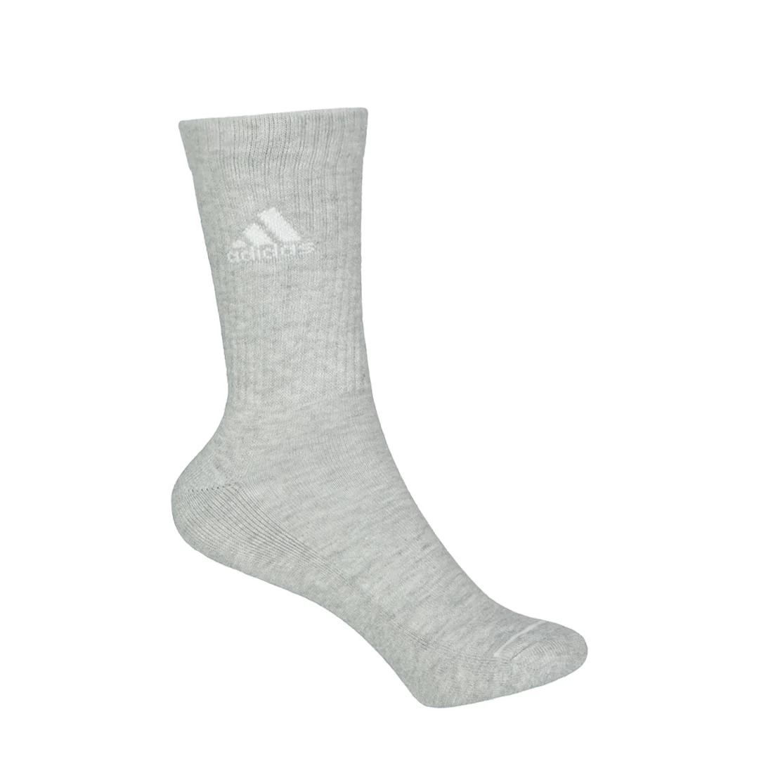 adidas - Women's 3 Pack Cushioned 3-Stripes Crew Socks (JK5478) - Image 3