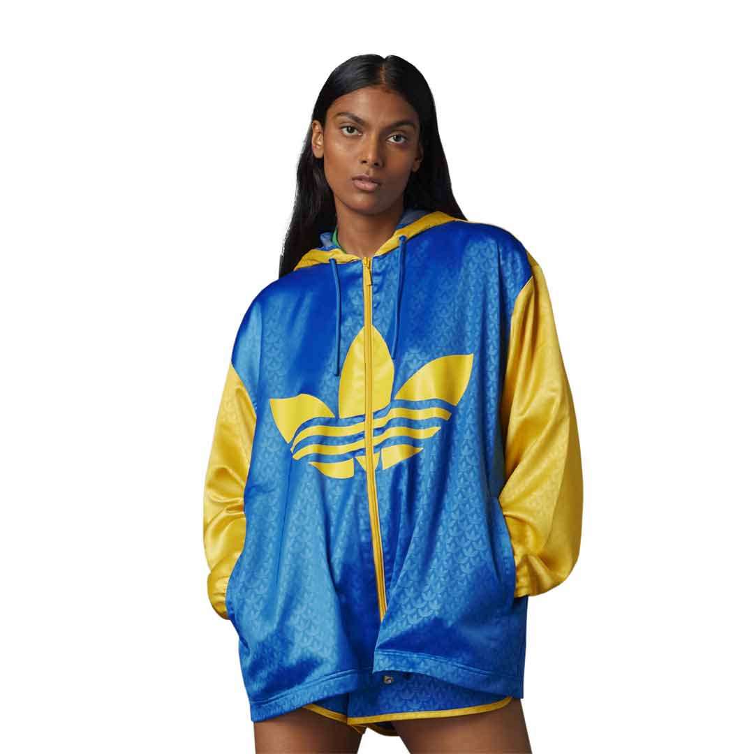 adidas - Women's Adicolor 70s Colorblock Windbreaker Jacket (IB2052) - Image 2