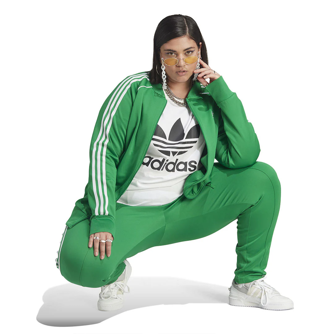 adidas - Women's Adicolor Classics SST Track Jacket (Plus Size) (IL6650) - Image 4