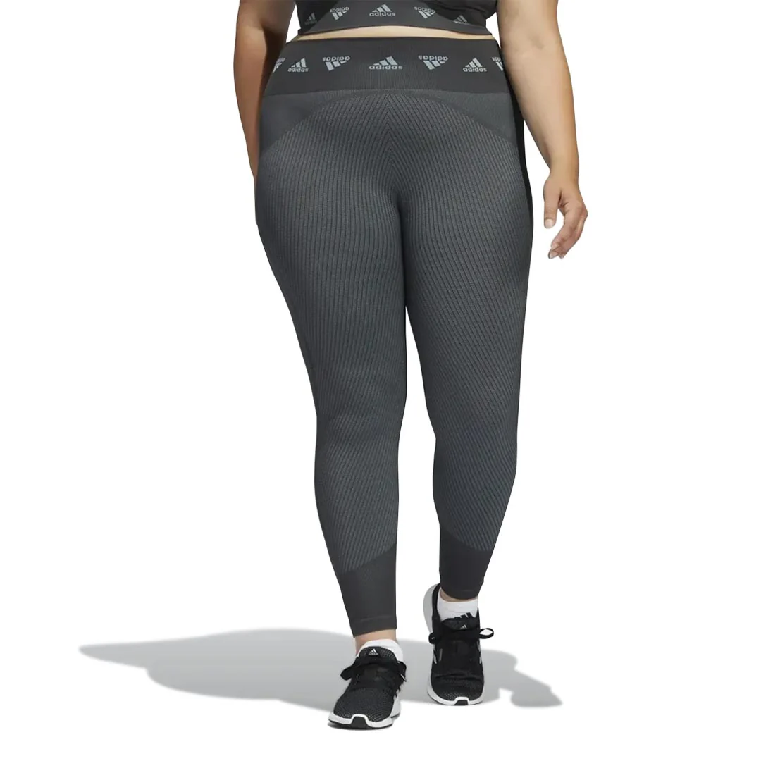 adidas - Women's Aeroknit 7/8 Tights (Plus Size) (HD1985) - Image 2