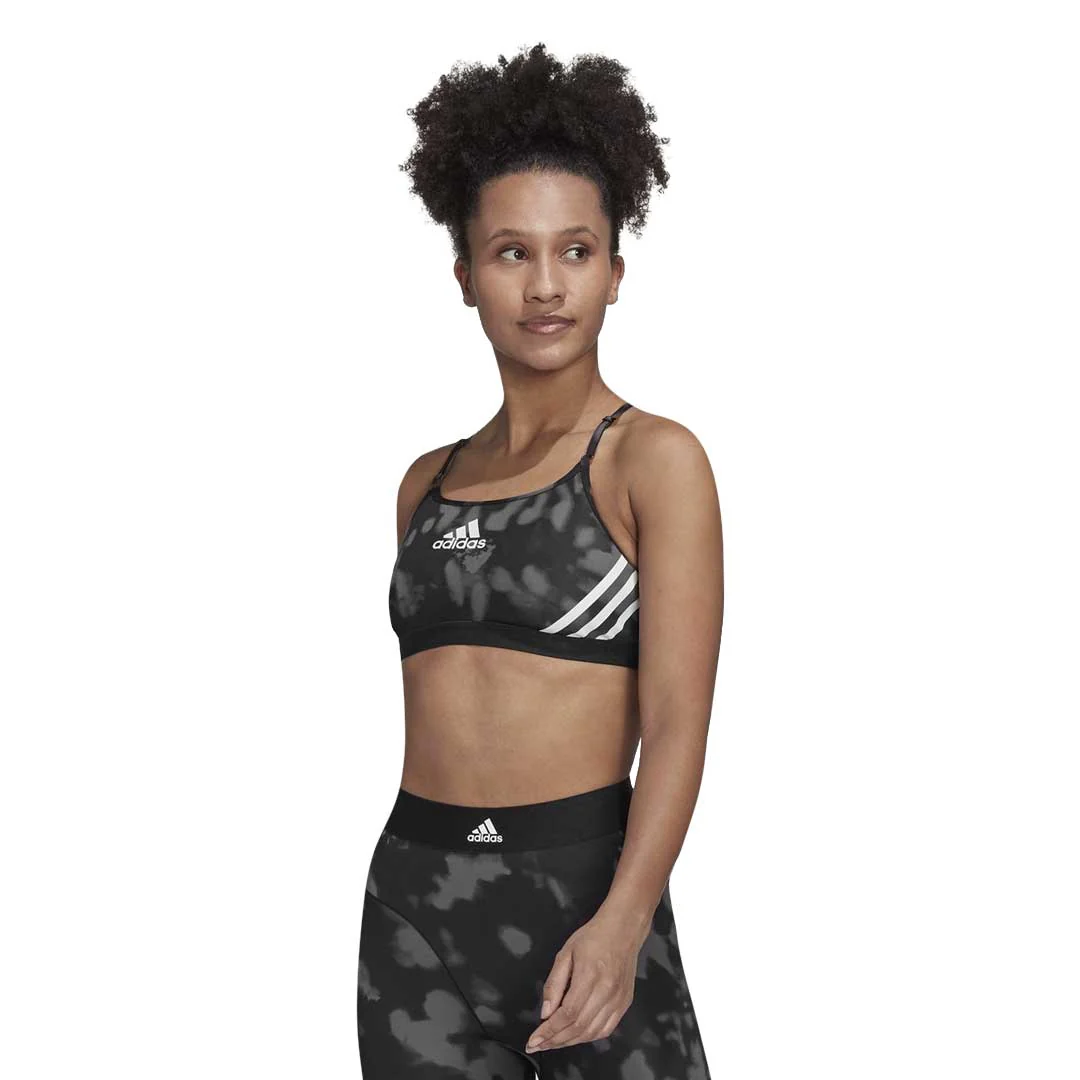 adidas - Women's Aeroreact Hyperglam Printed Bra (HC3706) - Image 2