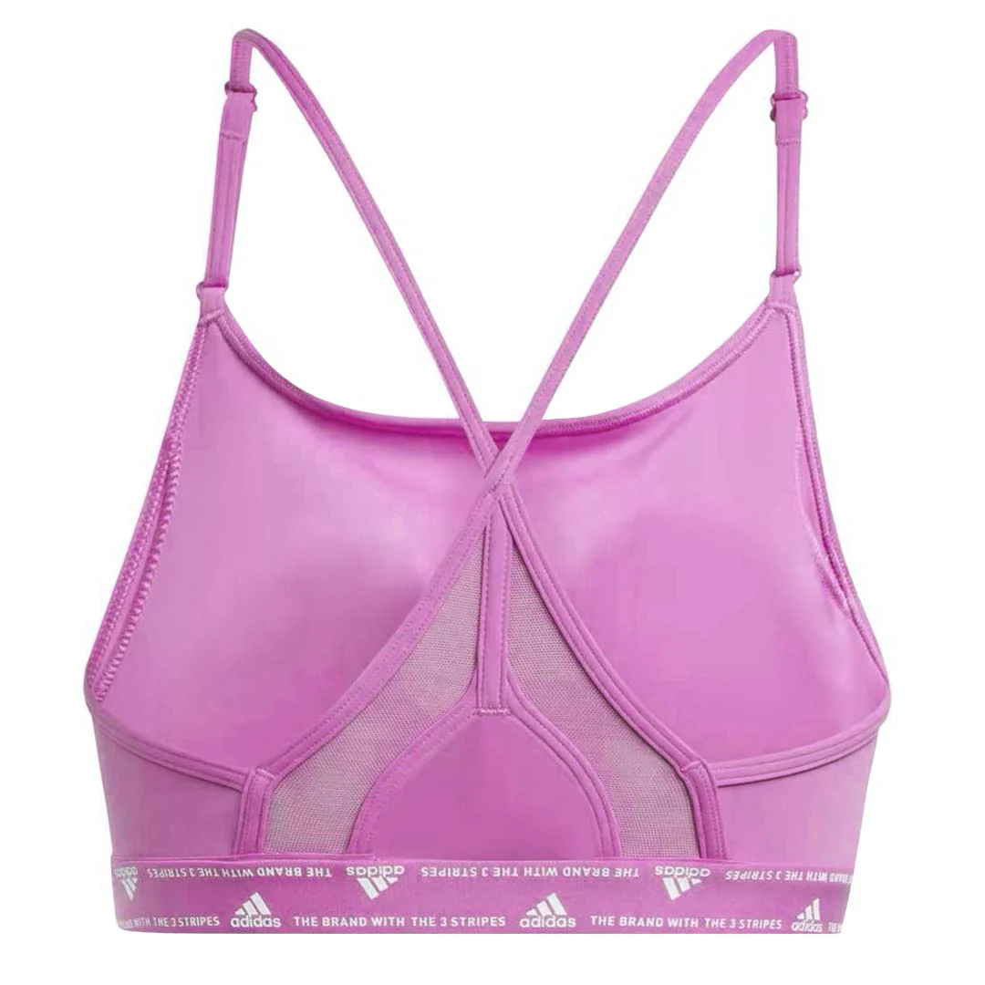 adidas - Women's Aeroreact Training Light Support Bra (HL8703) - Image 2