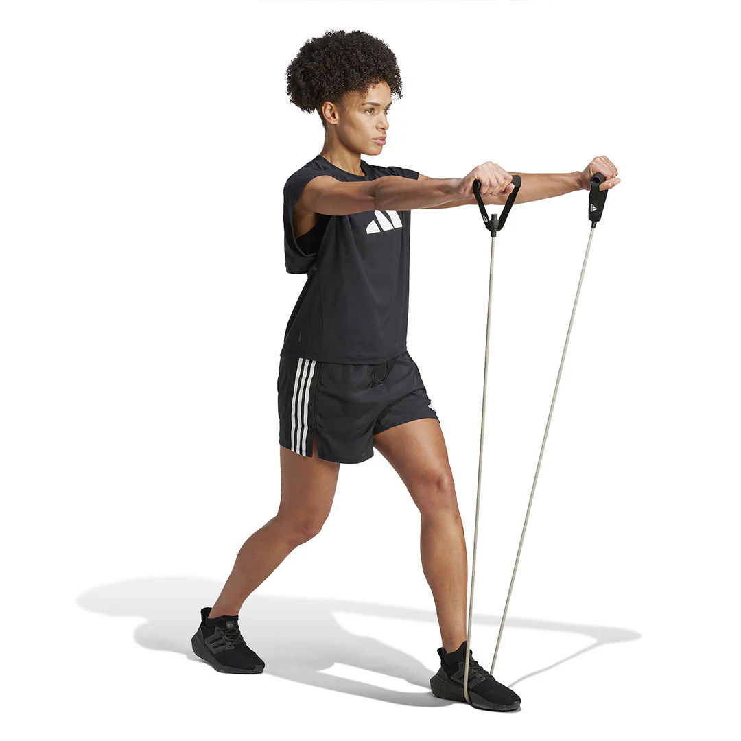 adidas - Women's AEROREADY Hyperglam 5" Woven Shorts (IB0697) - Image 5