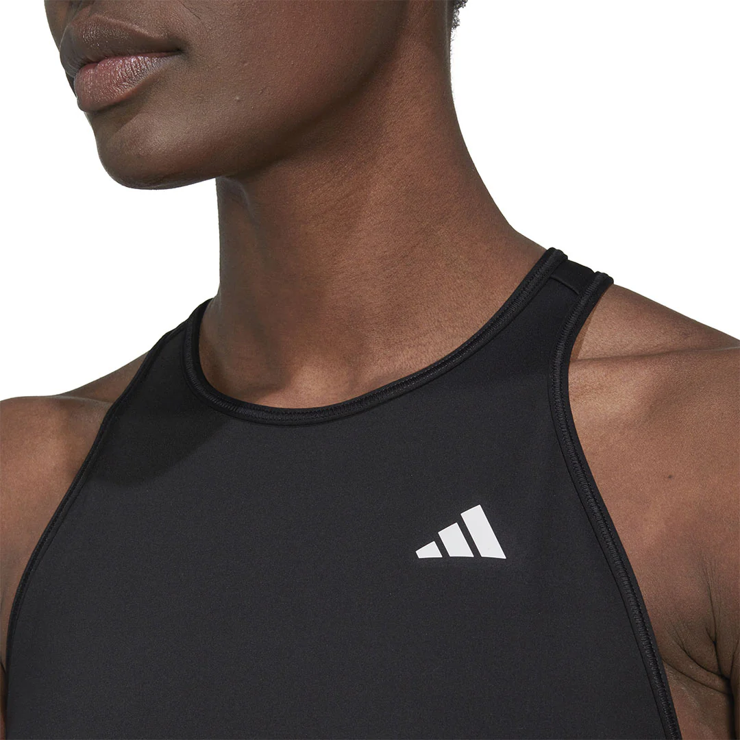adidas - Women's AEROREADY Made For Training 3-Stripes Crop Tank Top (HN1049) - Image 5