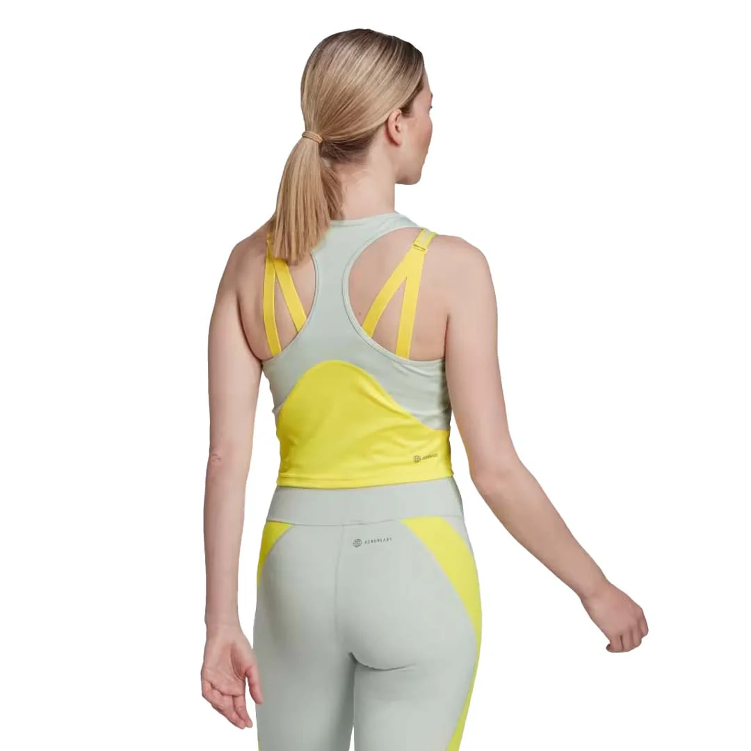 adidas - Women's Aeroready Train HIIT Crop Tank Top (HM3896) - Image 3